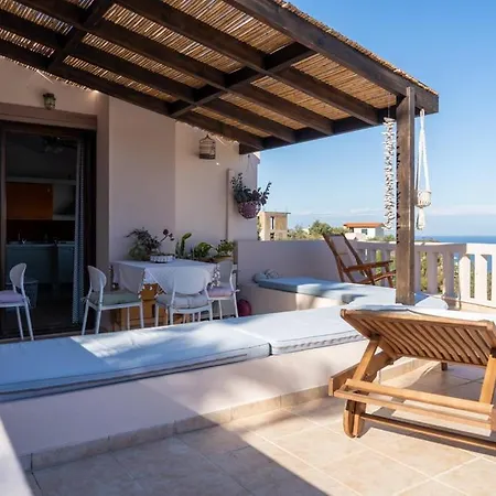 Modern With Gardens And Stunning Views Ligaria (Crete)
